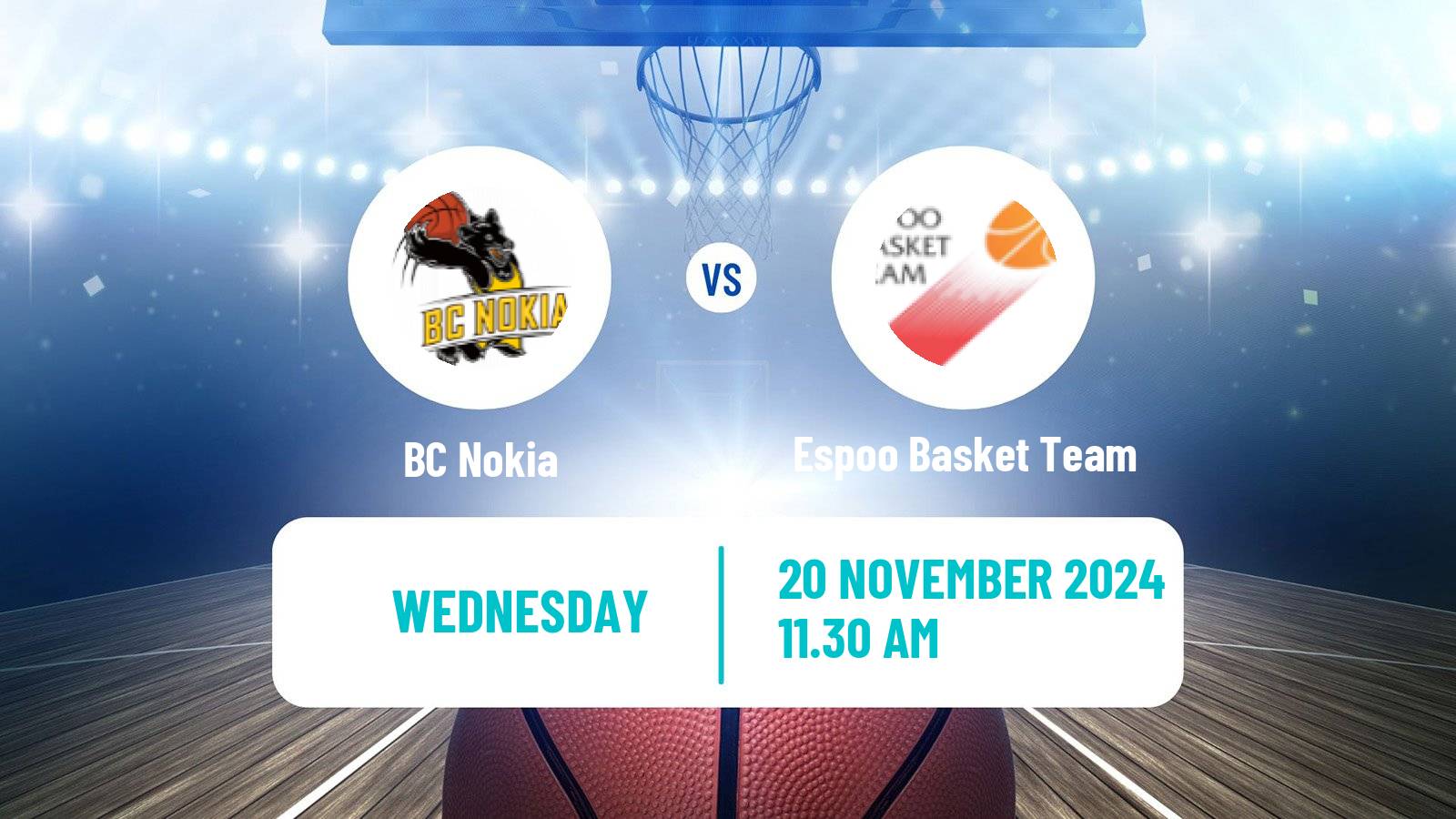 Basketball Finnish Korisliiga Women BC Nokia - Espoo Basket Team