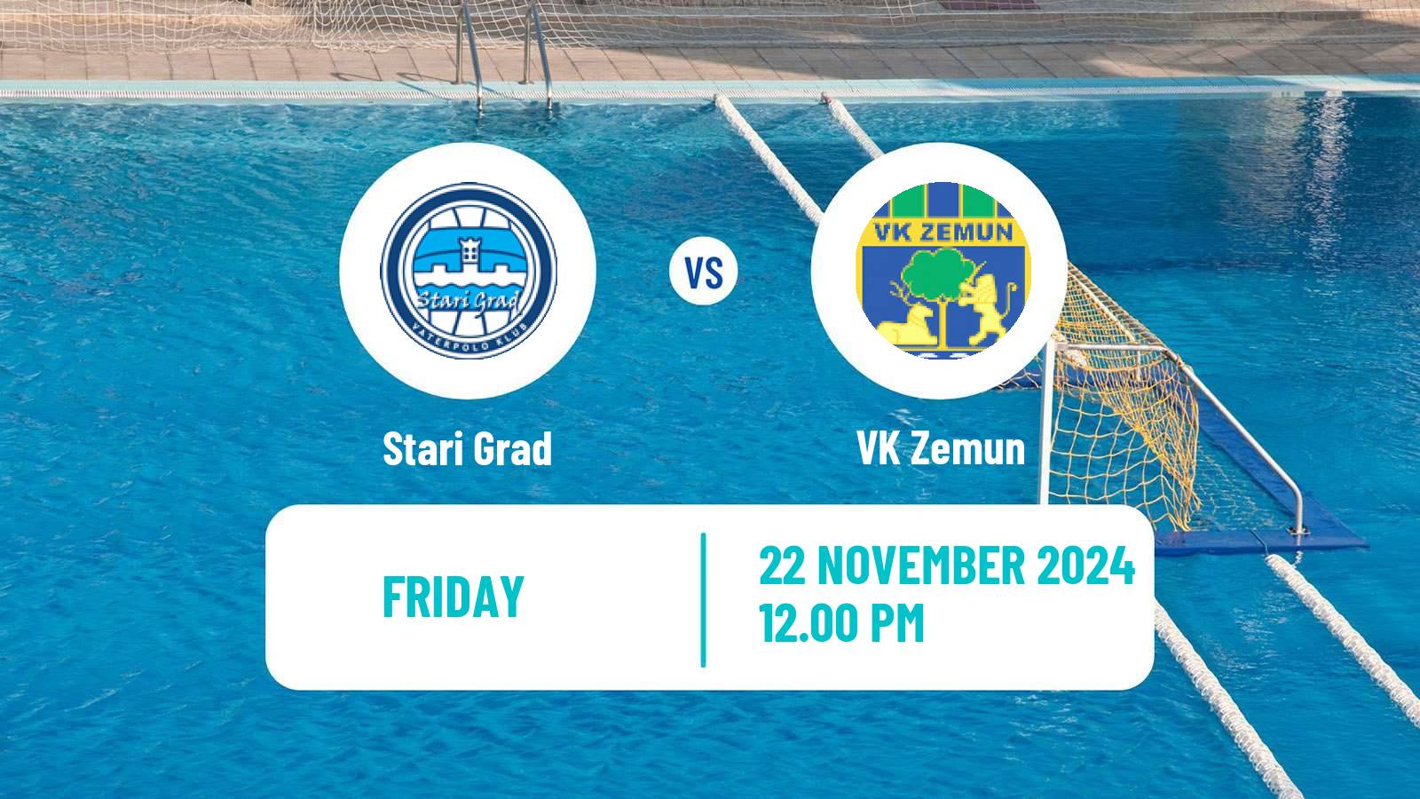 Water polo Serbian Super Liga Water Polo Stari Grad - Zemun