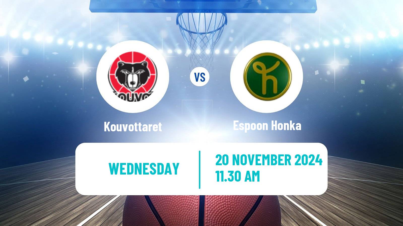 Basketball Finnish Korisliiga Women Kouvottaret - Espoon Honka