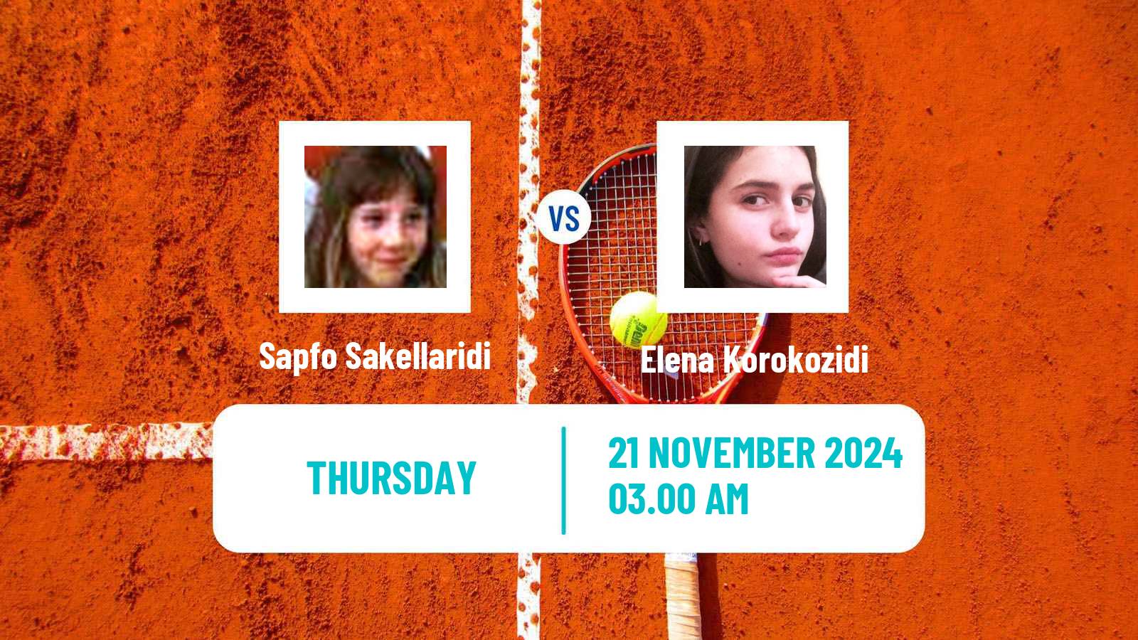 Tennis ITF W15 Heraklion 8 Women Sapfo Sakellaridi - Elena Korokozidi