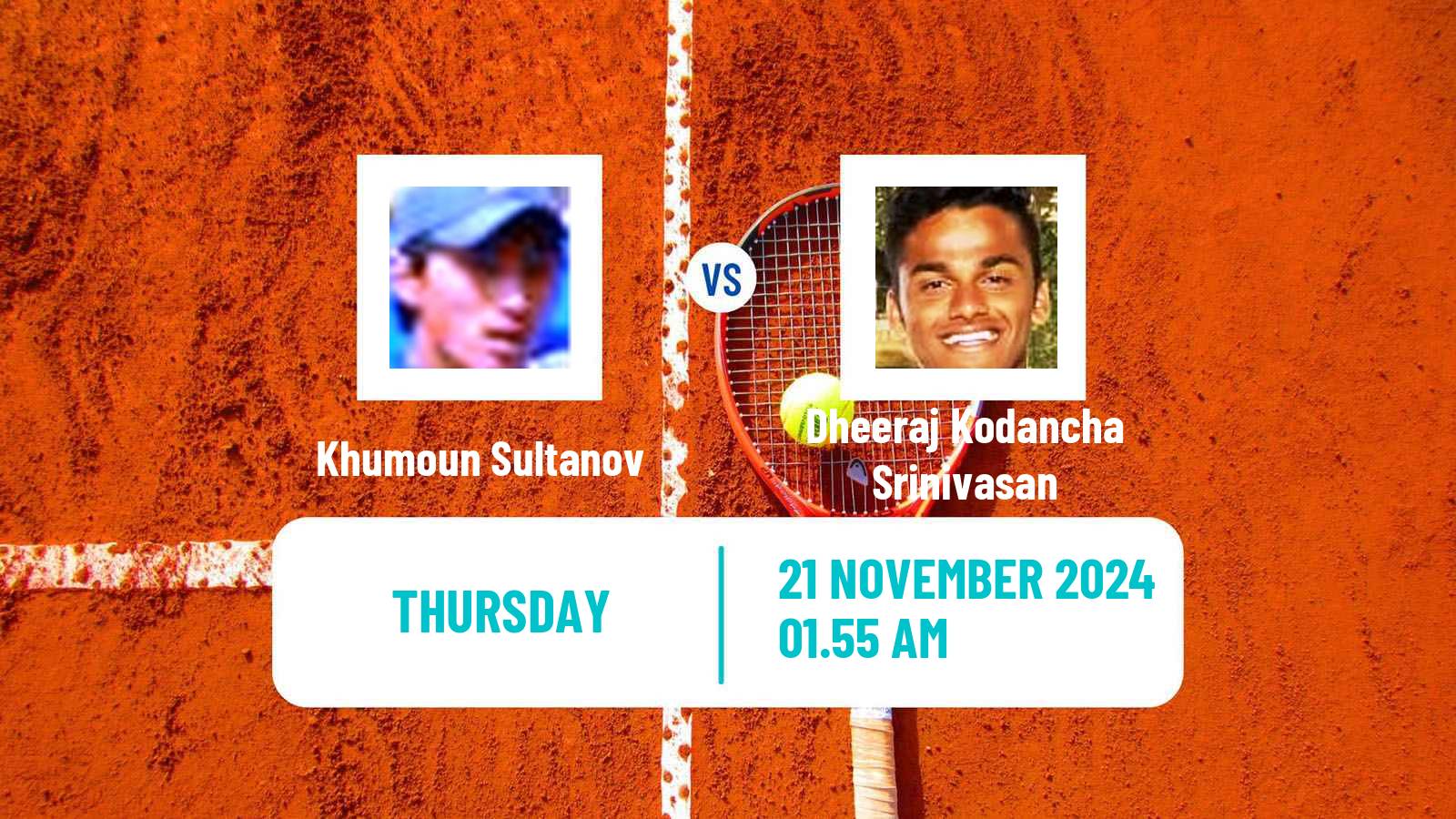 Tennis ITF M25 Kalaburagi Men Khumoun Sultanov - Dheeraj Kodancha Srinivasan