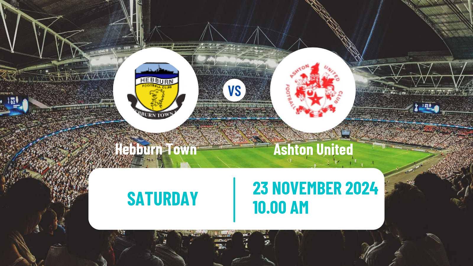 Soccer English NPL Premier Division Hebburn Town - Ashton United