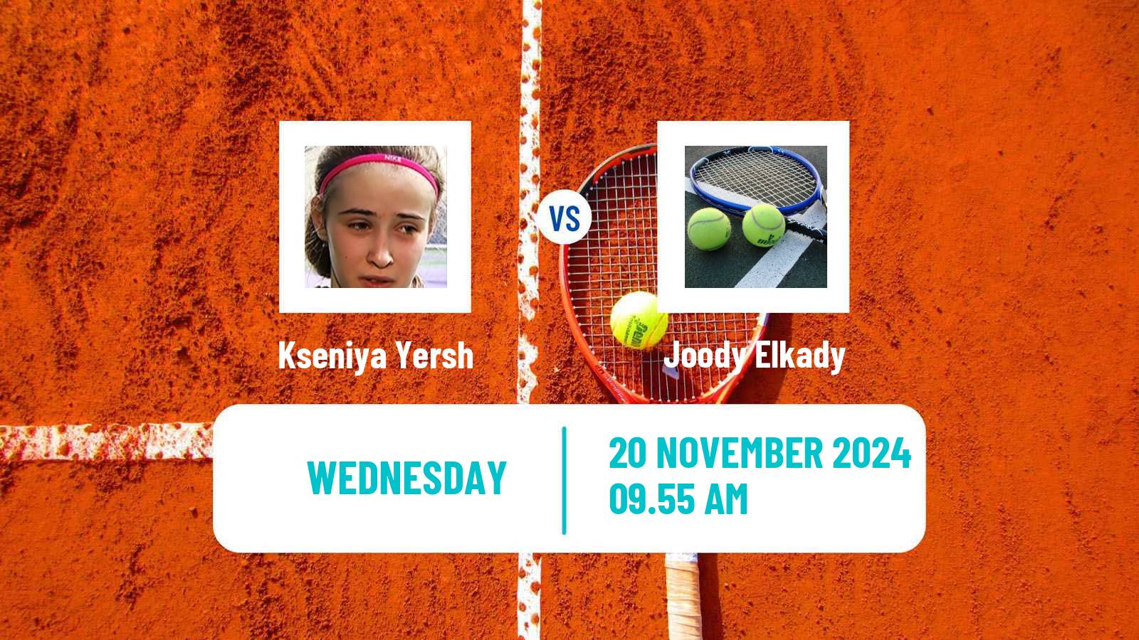 Tennis ITF W15 Sharm Elsheikh 19 Women Kseniya Yersh - Joody Elkady