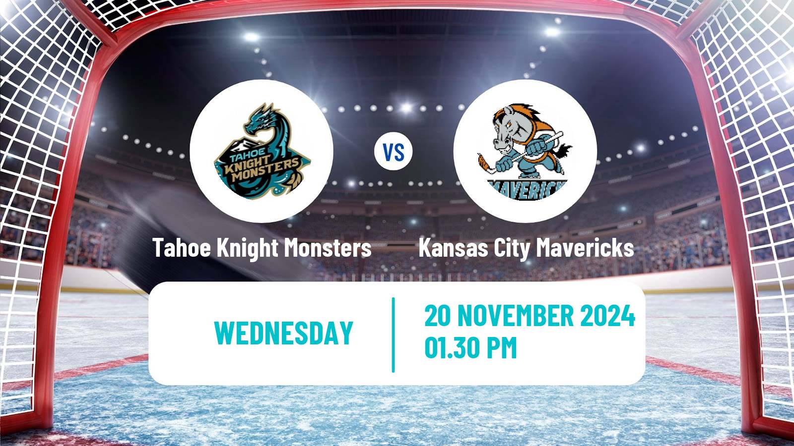 Hockey ECHL Tahoe Knight Monsters - Kansas City Mavericks