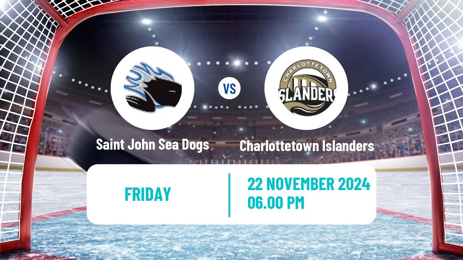 Hockey QMJHL Saint John Sea Dogs - Charlottetown Islanders