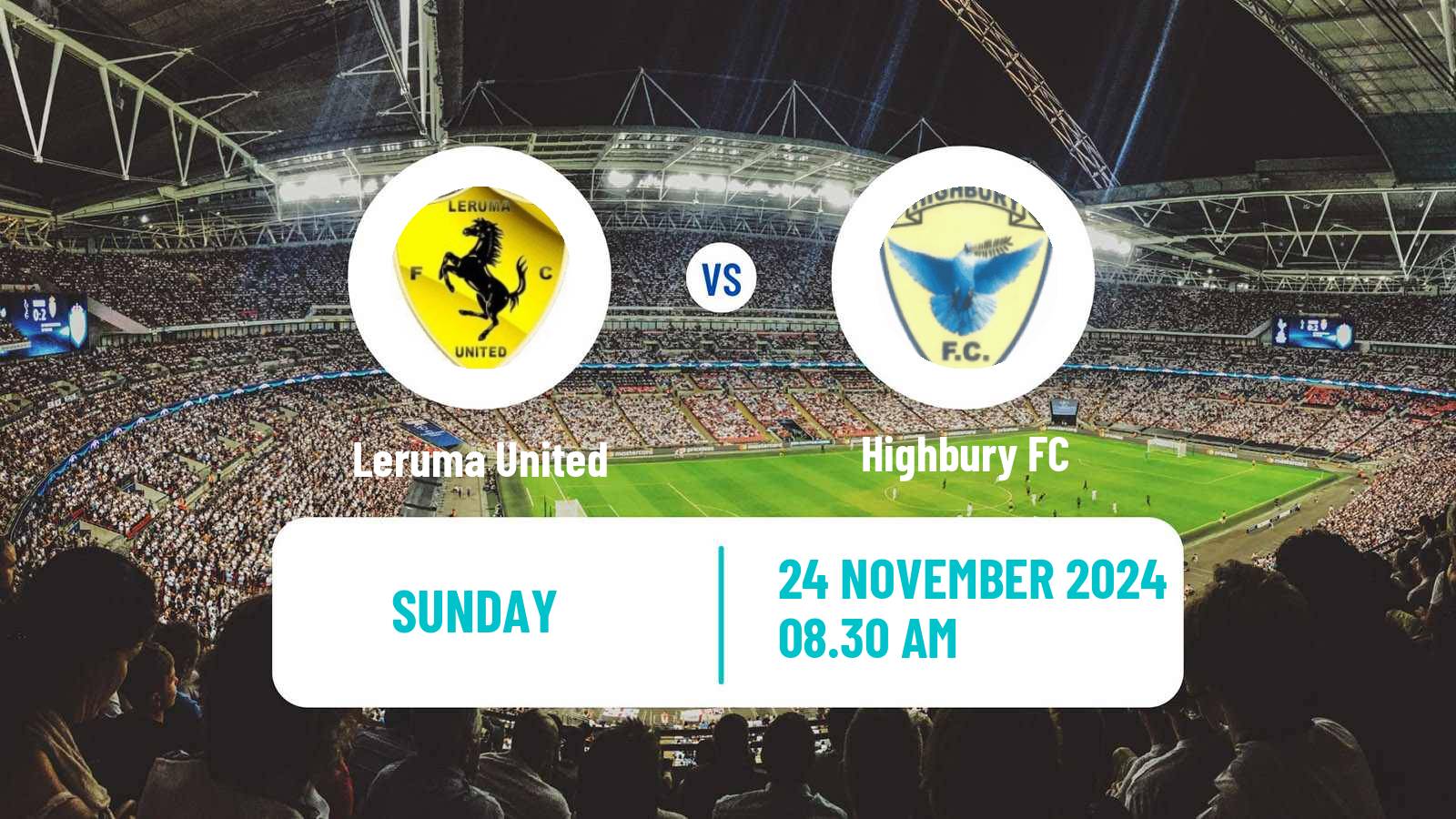 Soccer South African First Division Leruma United - Highbury