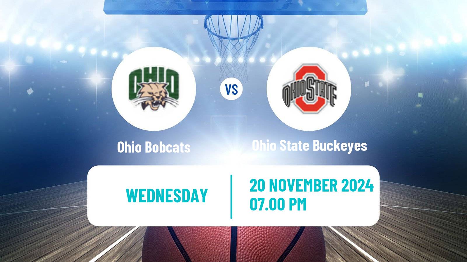 Basketball NCAA College Basketball Women Ohio Bobcats - Ohio State Buckeyes