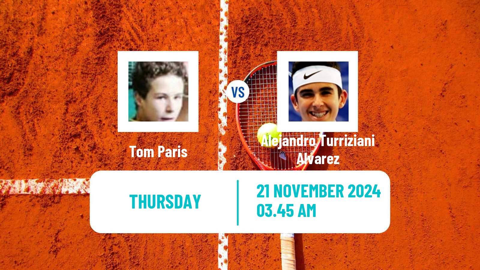 Tennis ITF M15 Alcala De Henares Men Tom Paris - Alejandro Turriziani Alvarez