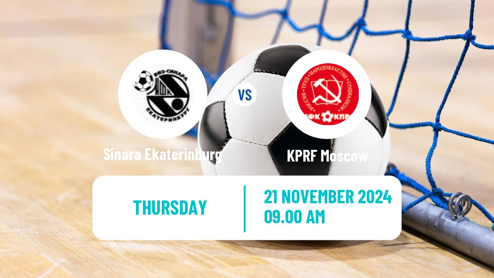 Futsal Russian Super Liga Futsal Sinara Ekaterinburg - KPRF