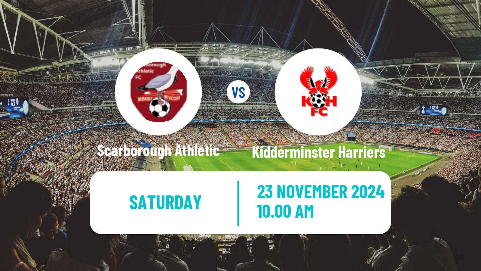 Soccer English National League North Scarborough Athletic - Kidderminster Harriers