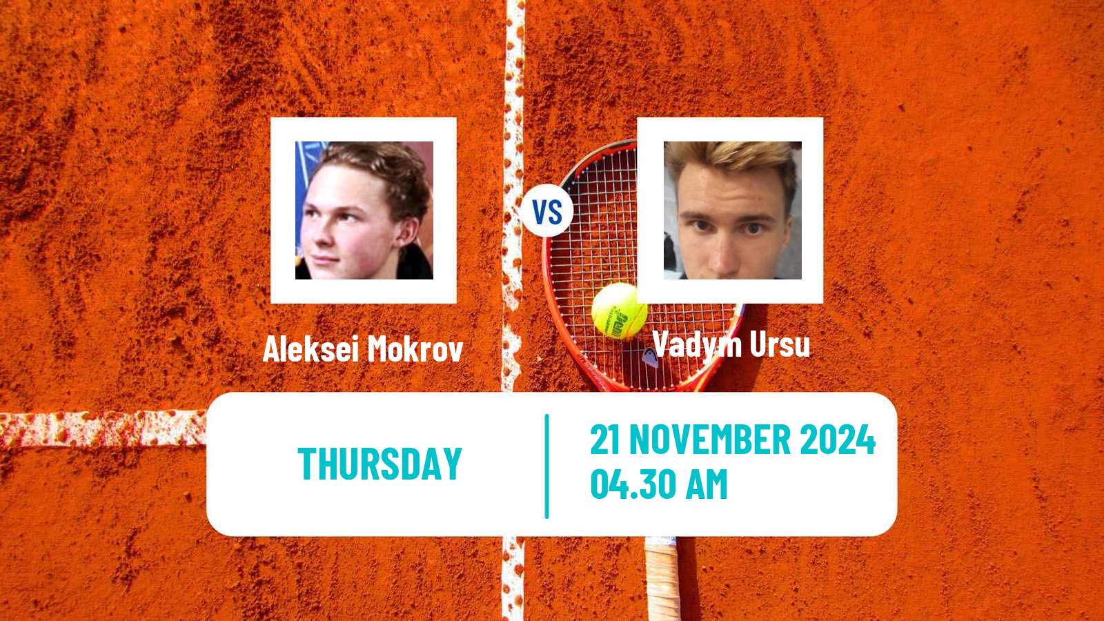 Tennis ITF M15 Sharm Elsheikh 17 Men Aleksei Mokrov - Vadym Ursu