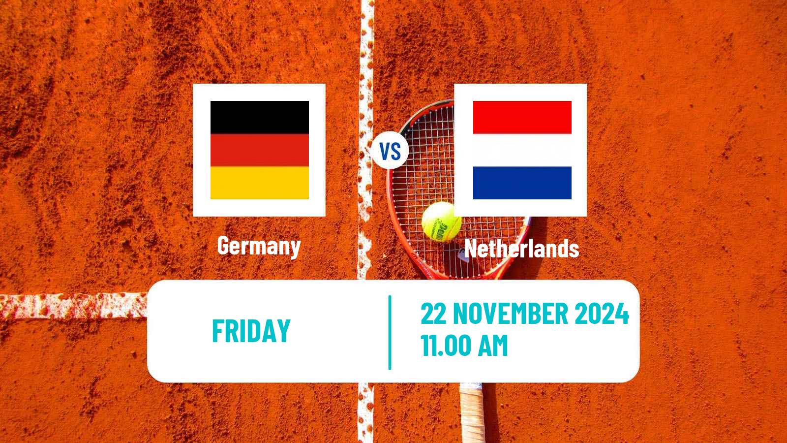 Tennis Davis Cup - World Group Teams Germany - Netherlands