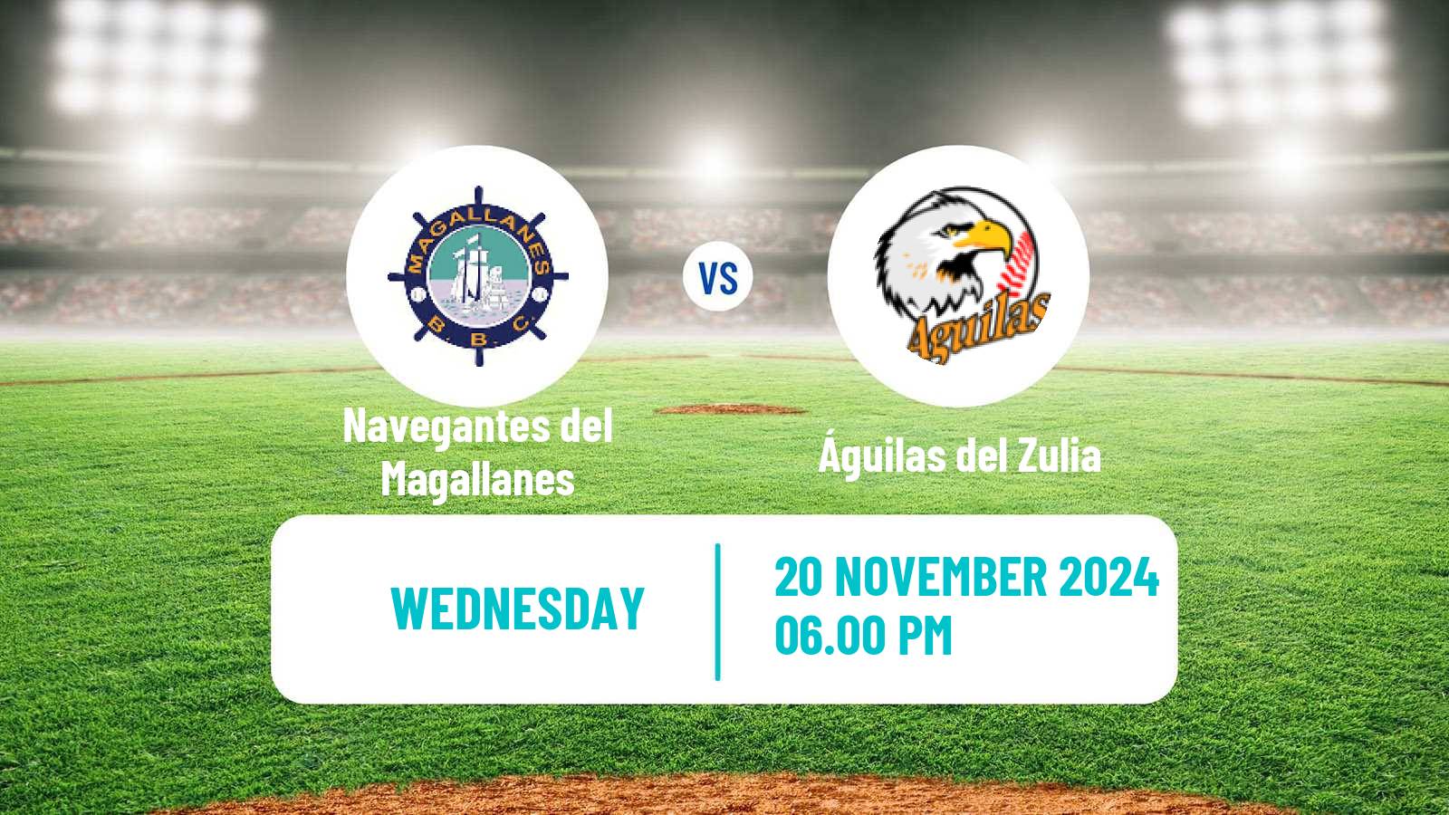 Baseball Venezuelan LVBP Navegantes del Magallanes - Águilas del Zulia