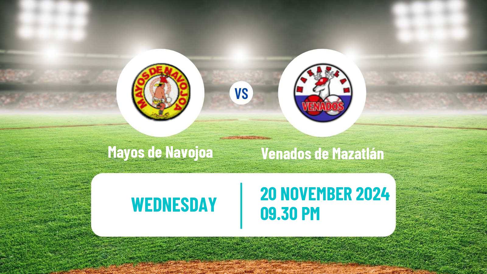 Baseball LMP Mayos de Navojoa - Venados de Mazatlán