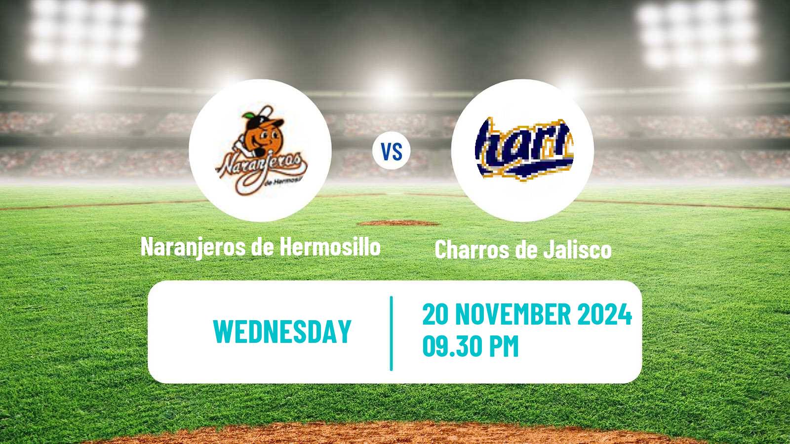 Baseball LMP Naranjeros de Hermosillo - Charros de Jalisco