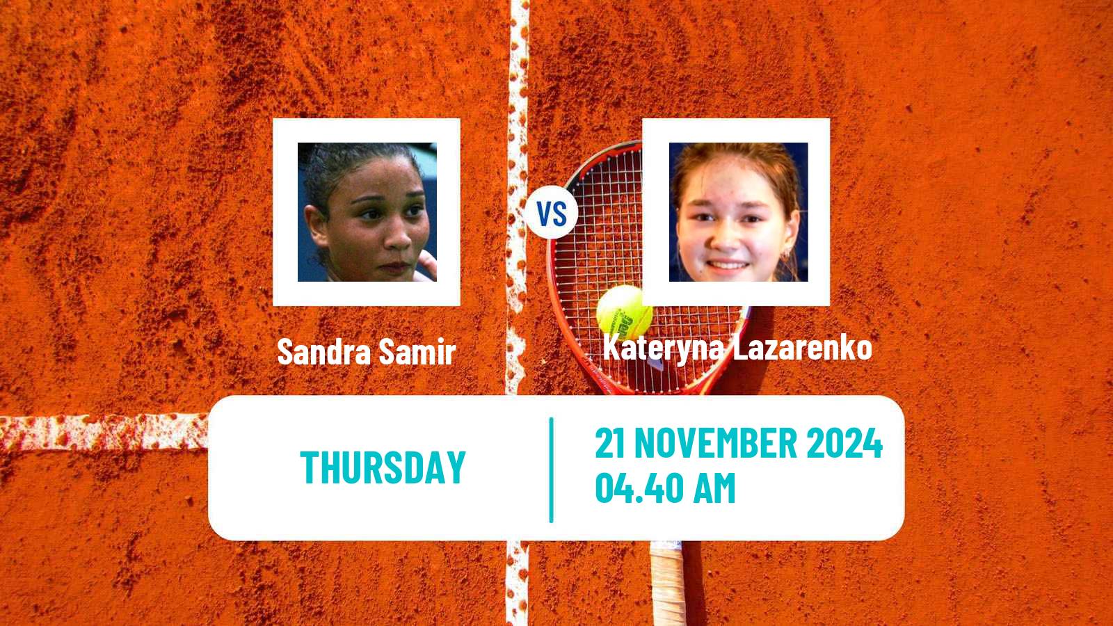 Tennis ITF W15 Sharm Elsheikh 19 Women Sandra Samir - Kateryna Lazarenko