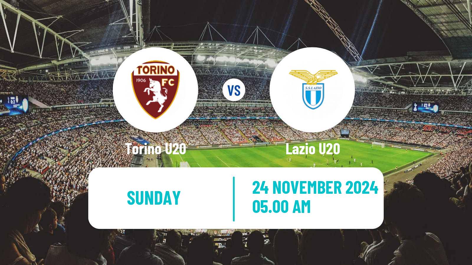 Soccer Italian Primavera 1 Torino U20 - Lazio U20