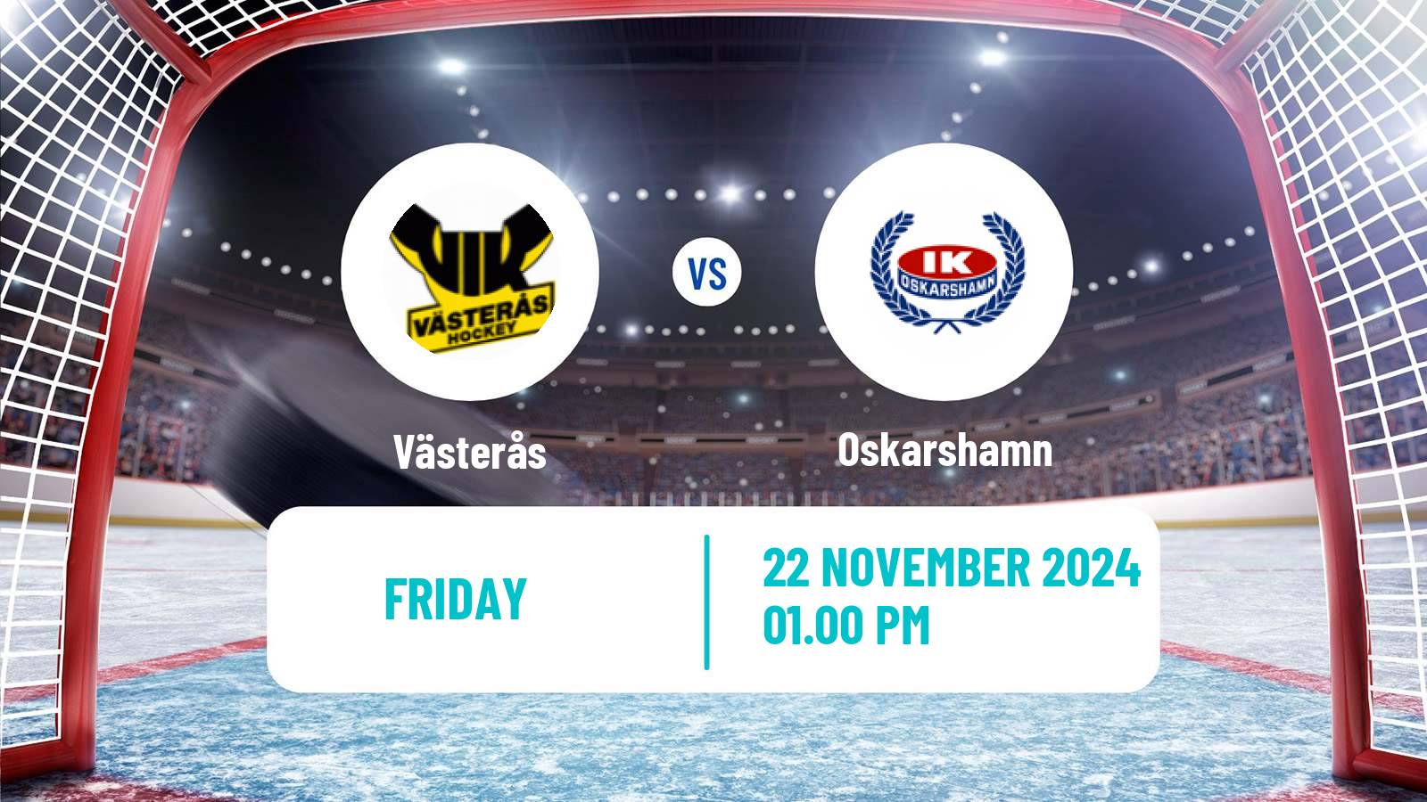 Hockey Swedish Hockey Allsvenskan Västerås - Oskarshamn