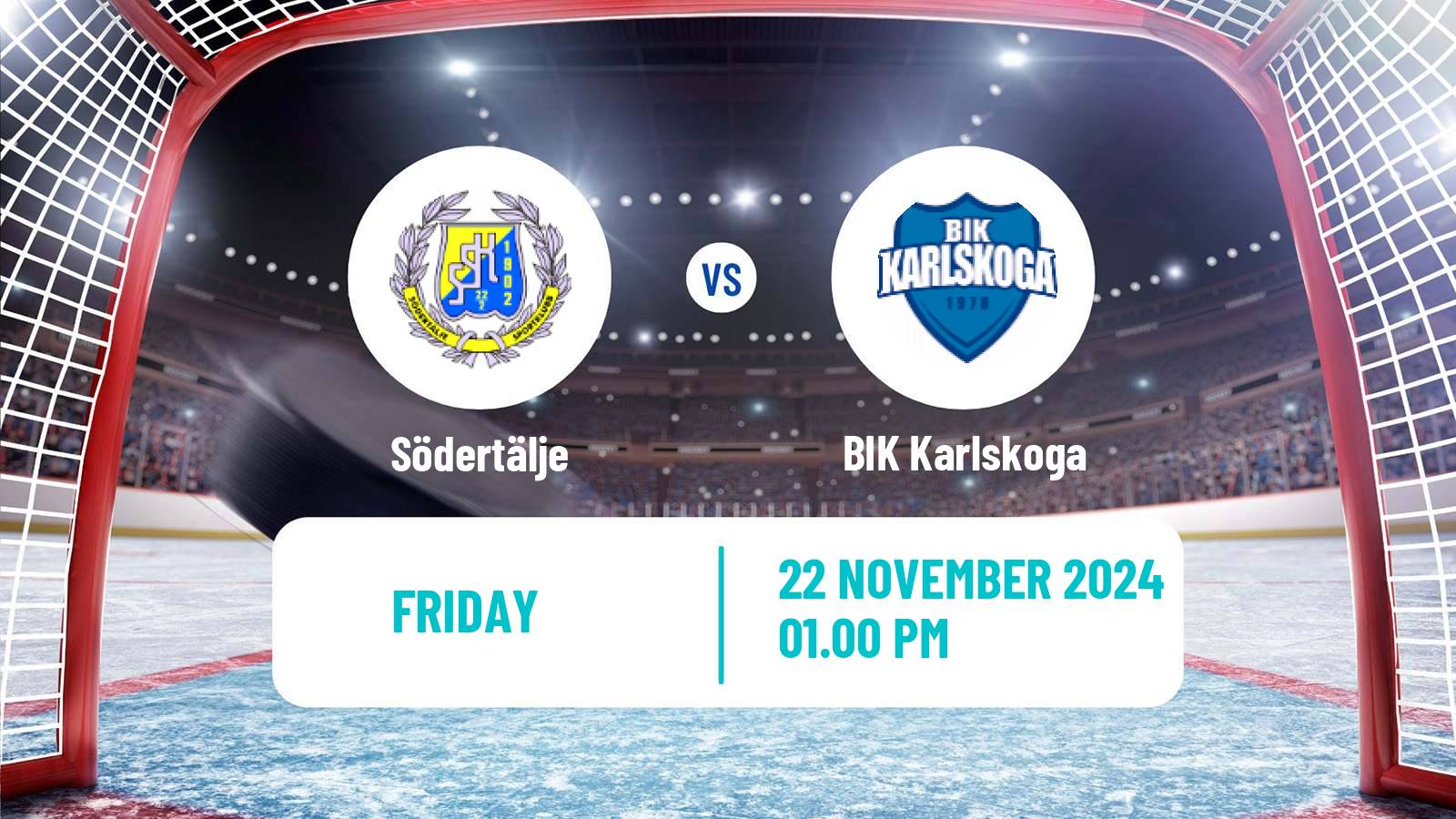 Hockey Swedish Hockey Allsvenskan Södertälje - BIK Karlskoga