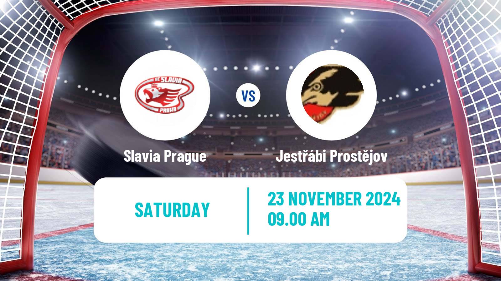 Hockey Czech Chance Liga Slavia Prague - Jestřábi Prostějov