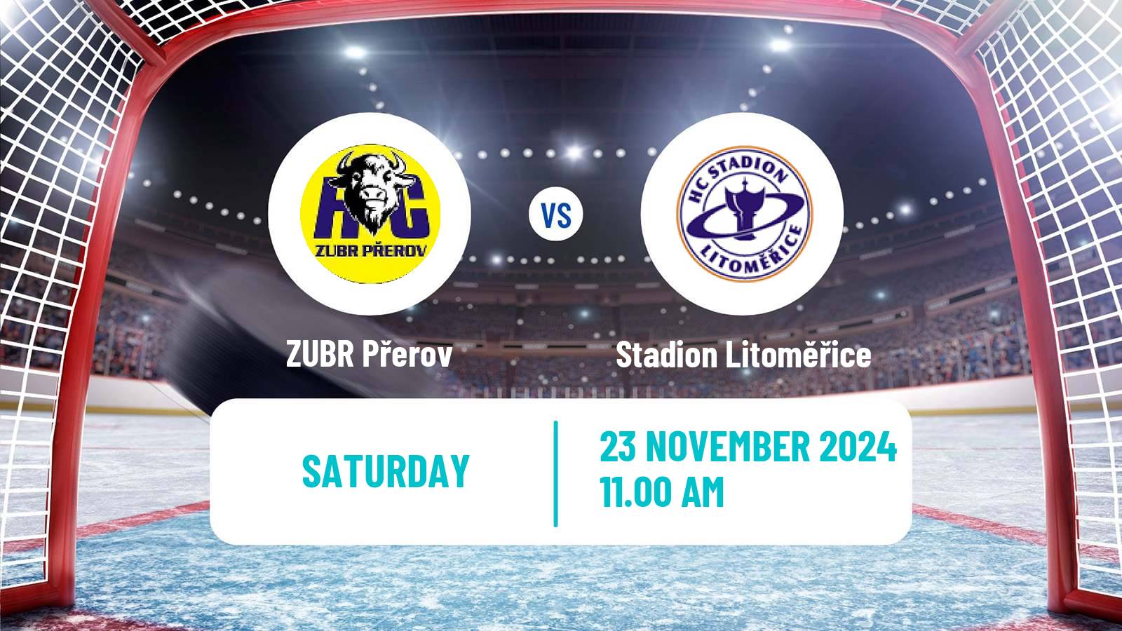 Hockey Czech Chance Liga ZUBR Přerov - Stadion Litoměřice