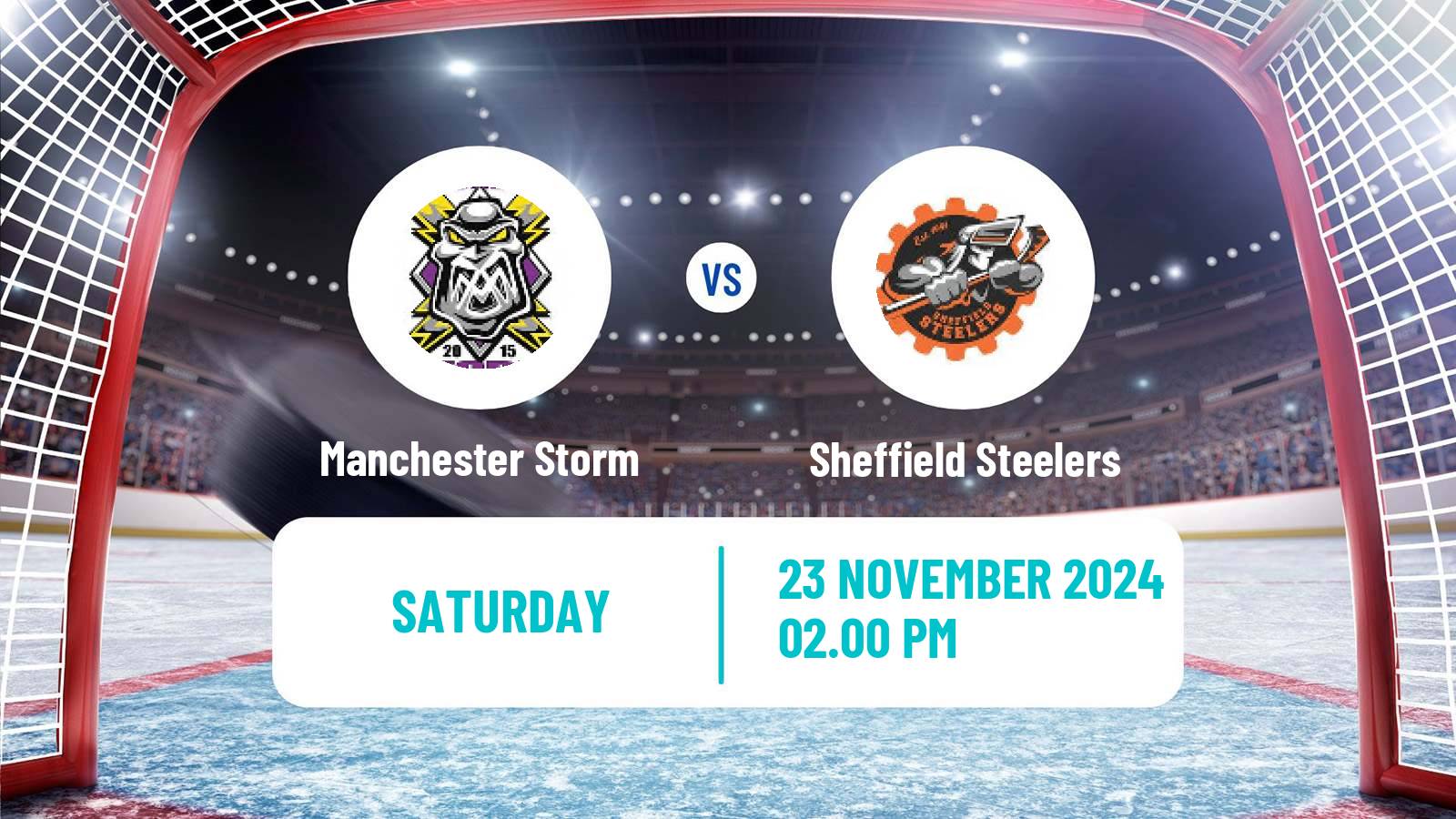 Hockey United Kingdom Elite League Manchester Storm - Sheffield Steelers