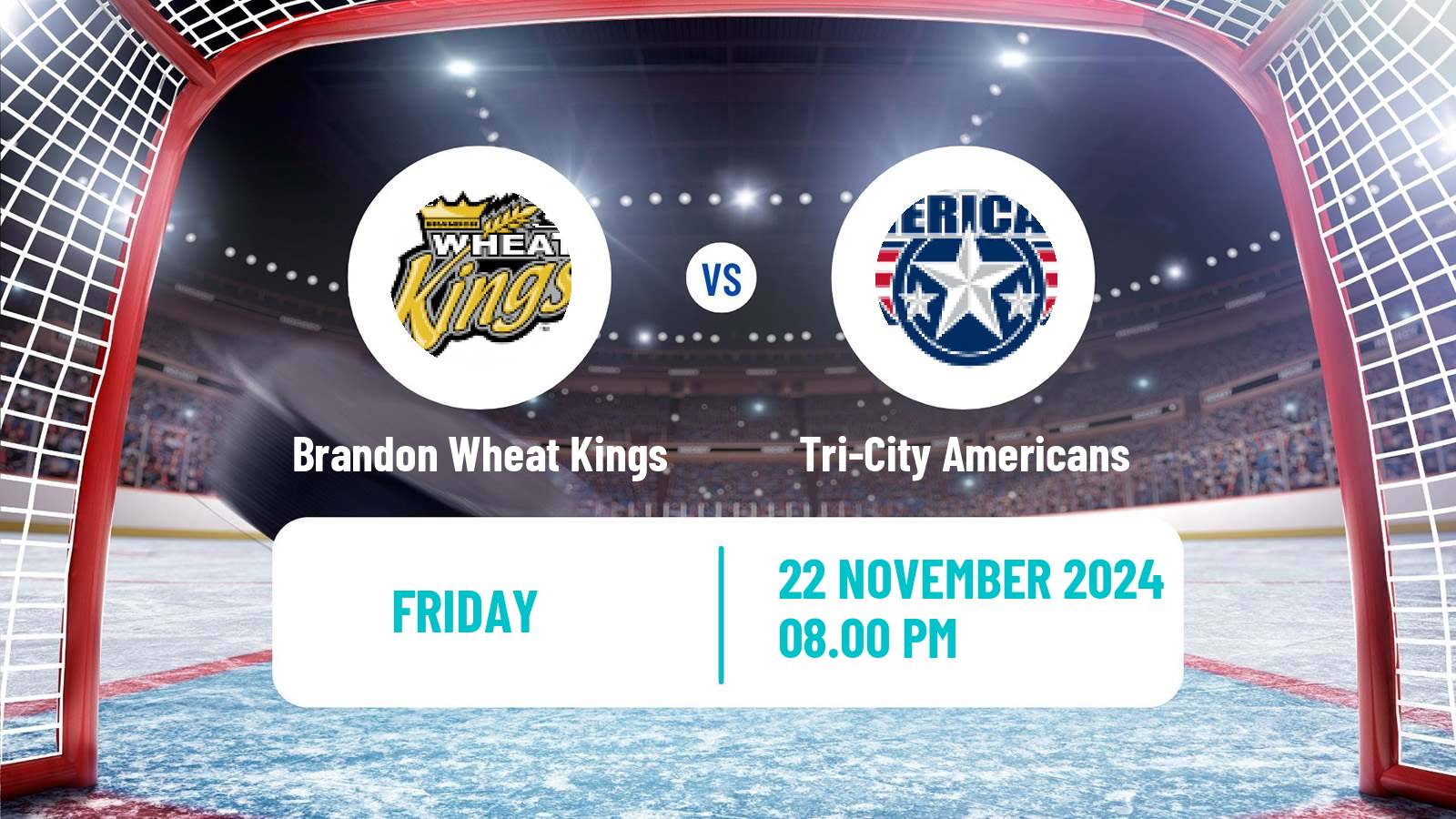 Hockey WHL Brandon Wheat Kings - Tri-City Americans