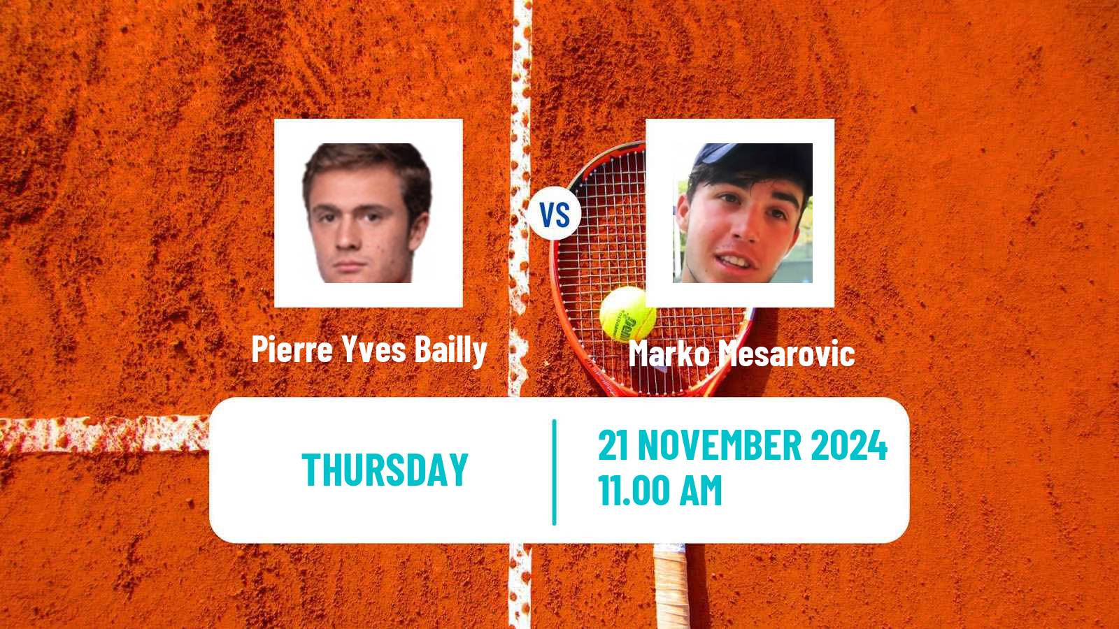 Tennis ITF M25 Austin Tx Men Pierre Yves Bailly - Marko Mesarovic