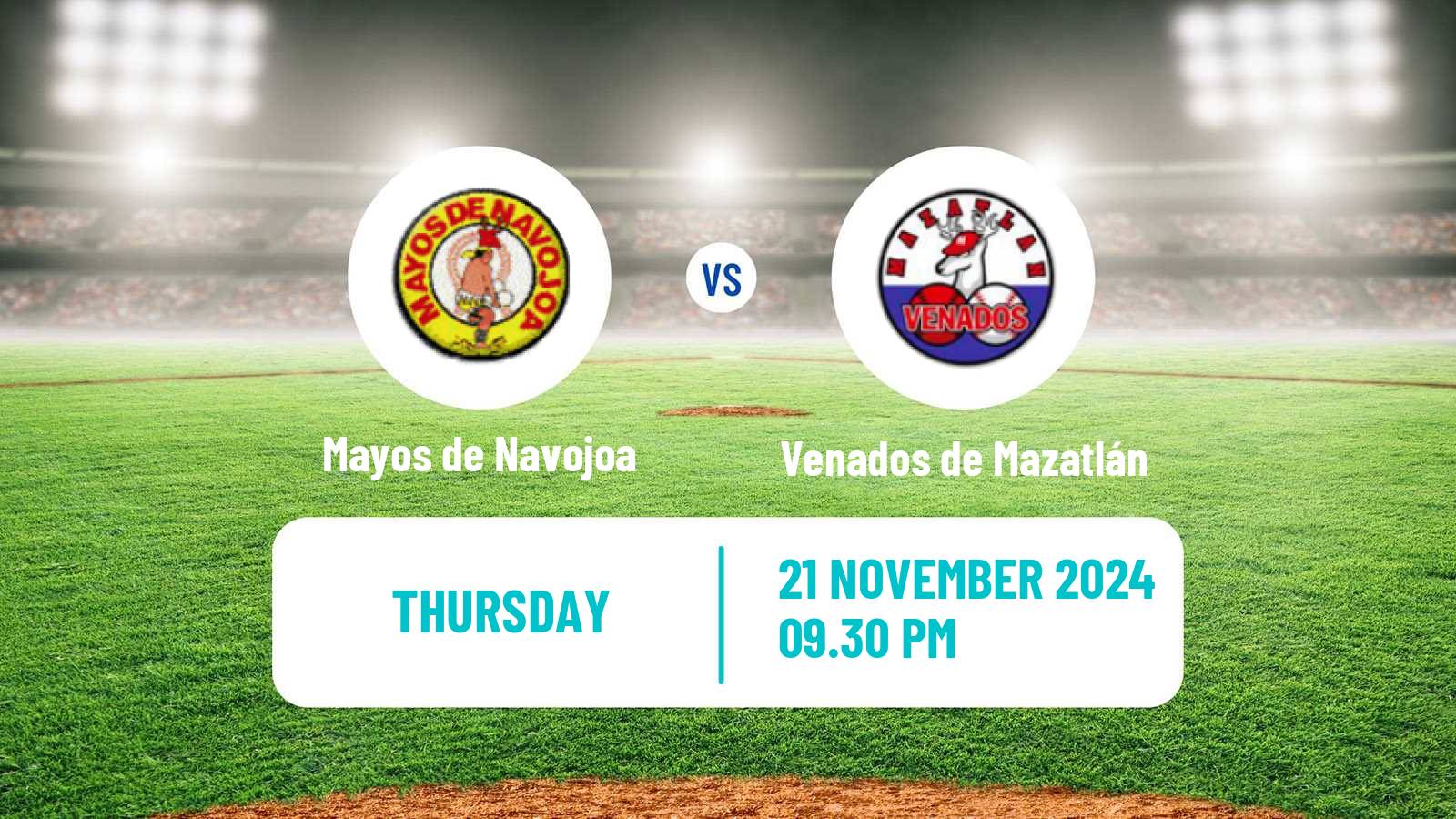 Baseball LMP Mayos de Navojoa - Venados de Mazatlán