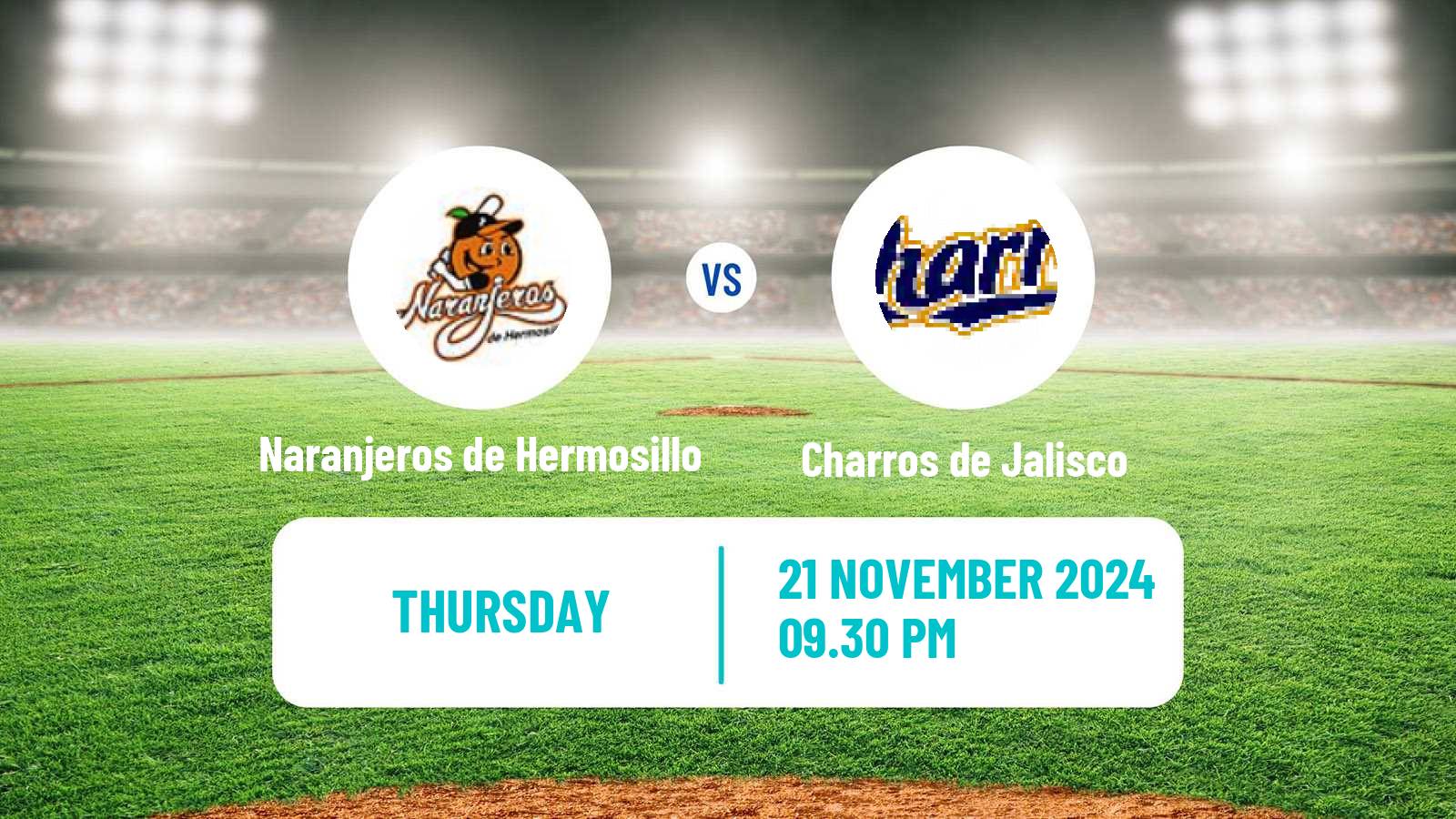 Baseball LMP Naranjeros de Hermosillo - Charros de Jalisco