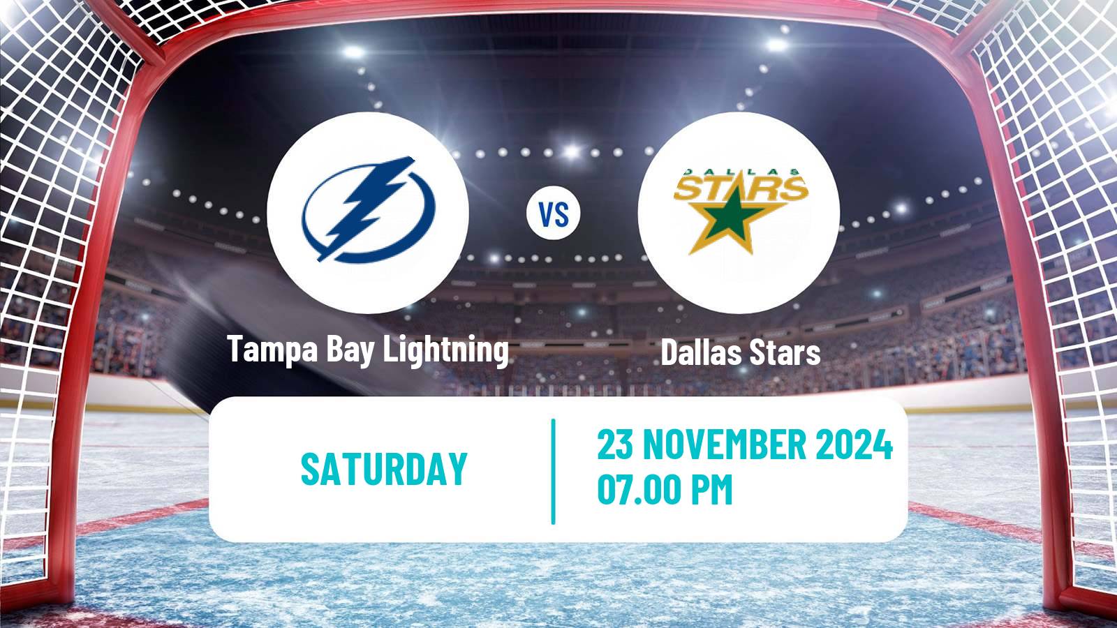 Hockey NHL Tampa Bay Lightning - Dallas Stars