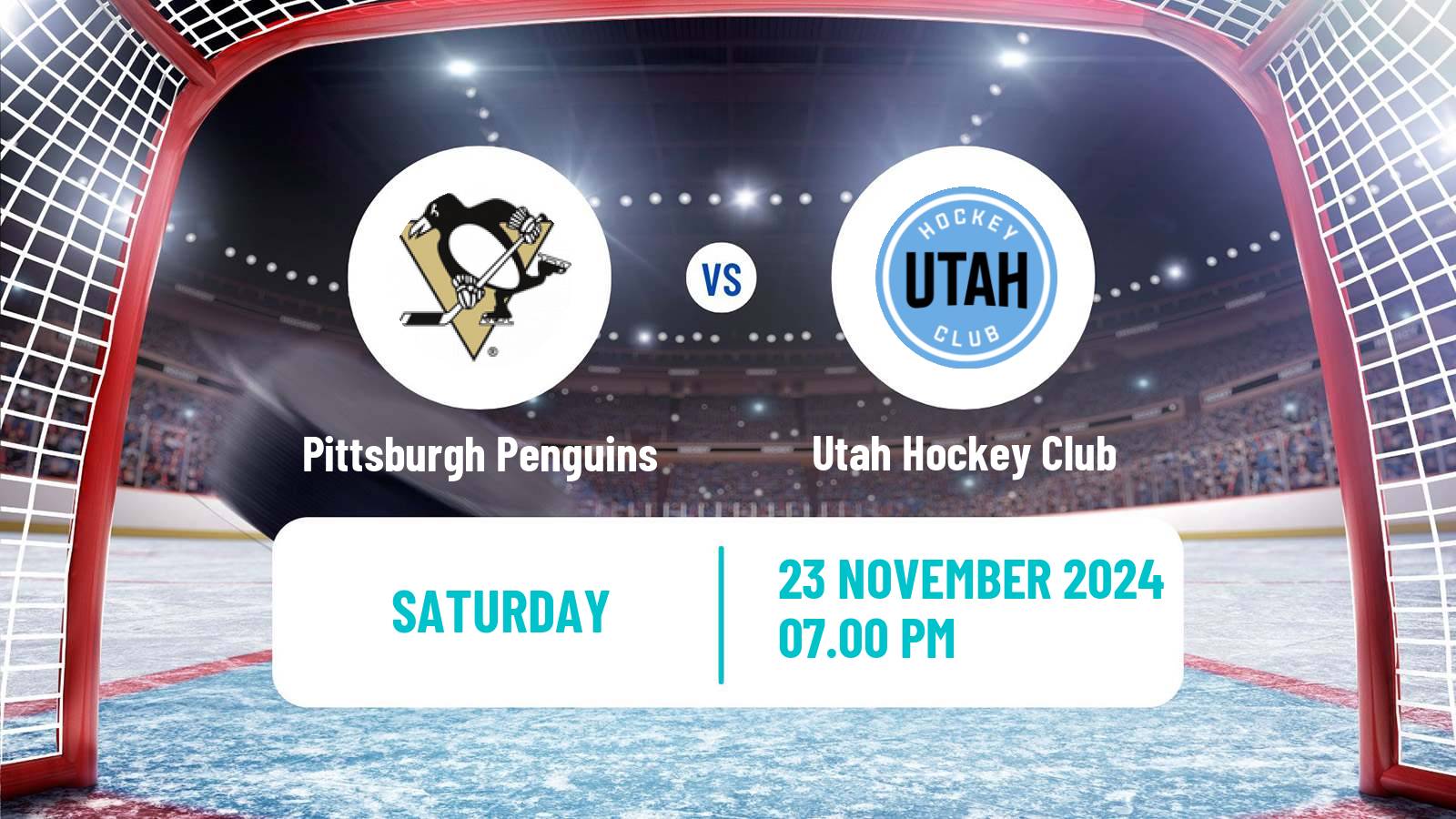 Hockey NHL Pittsburgh Penguins - Utah Hockey Club