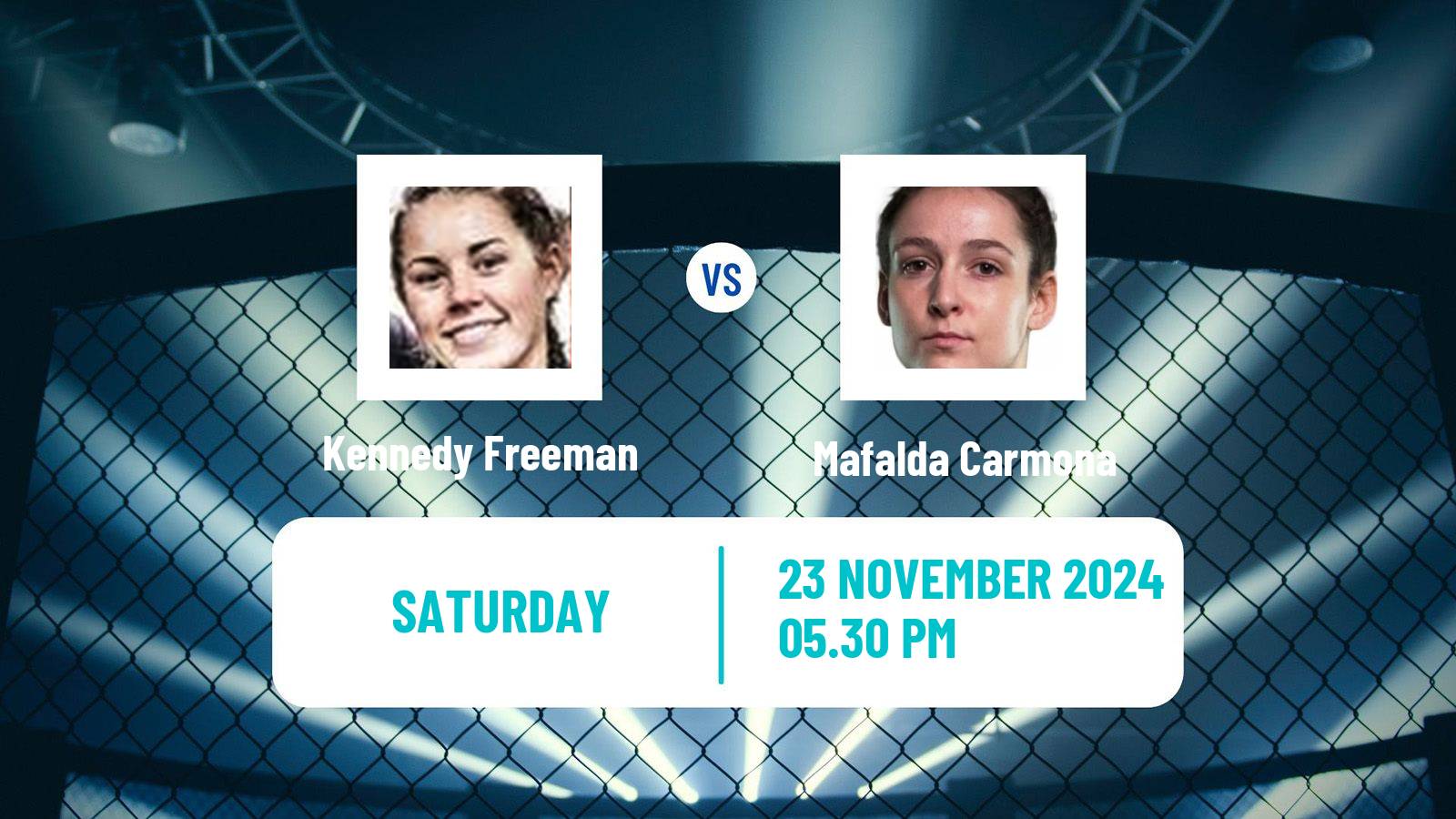 MMA Bantamweight Cage Warriors Women Kennedy Freeman - Mafalda Carmona