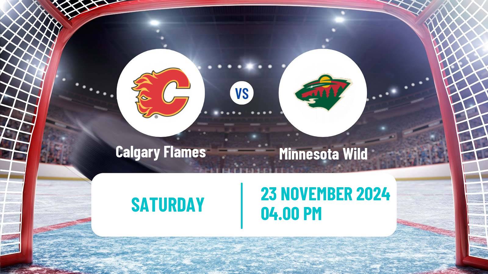 Hockey NHL Calgary Flames - Minnesota Wild