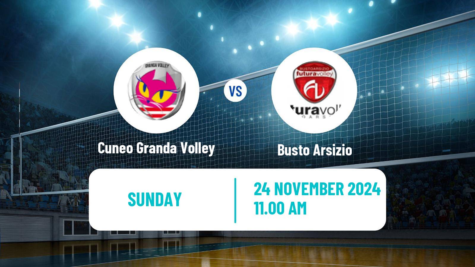 Volleyball Italian Serie A Volleyball Women Cuneo Granda Volley - Busto Arsizio