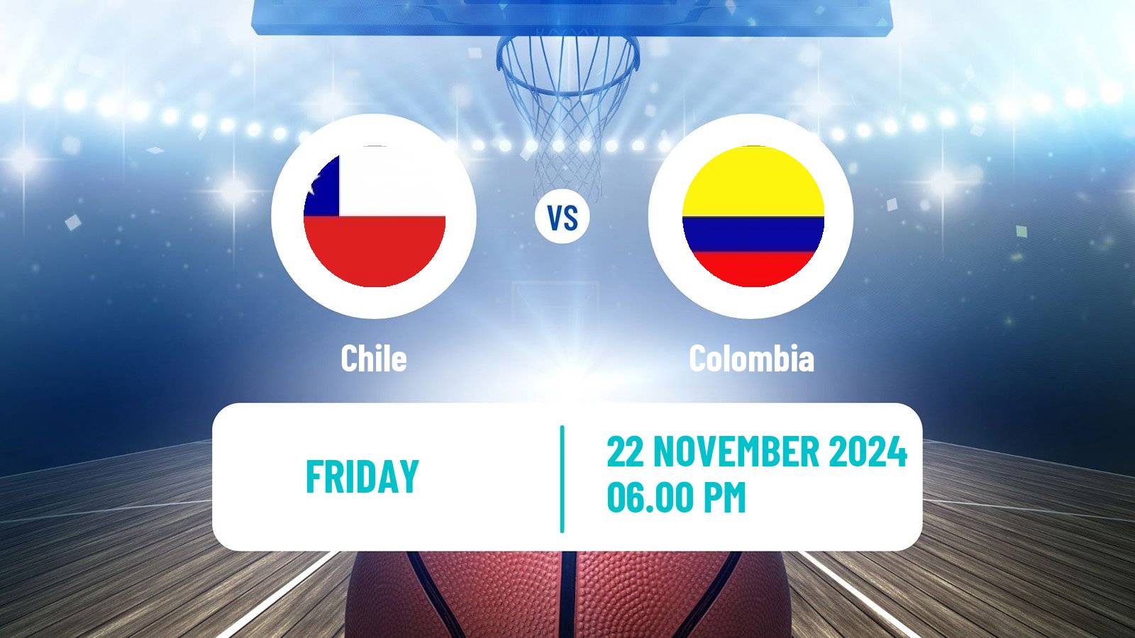 Basketball AmeriCup Basketball Chile - Colombia