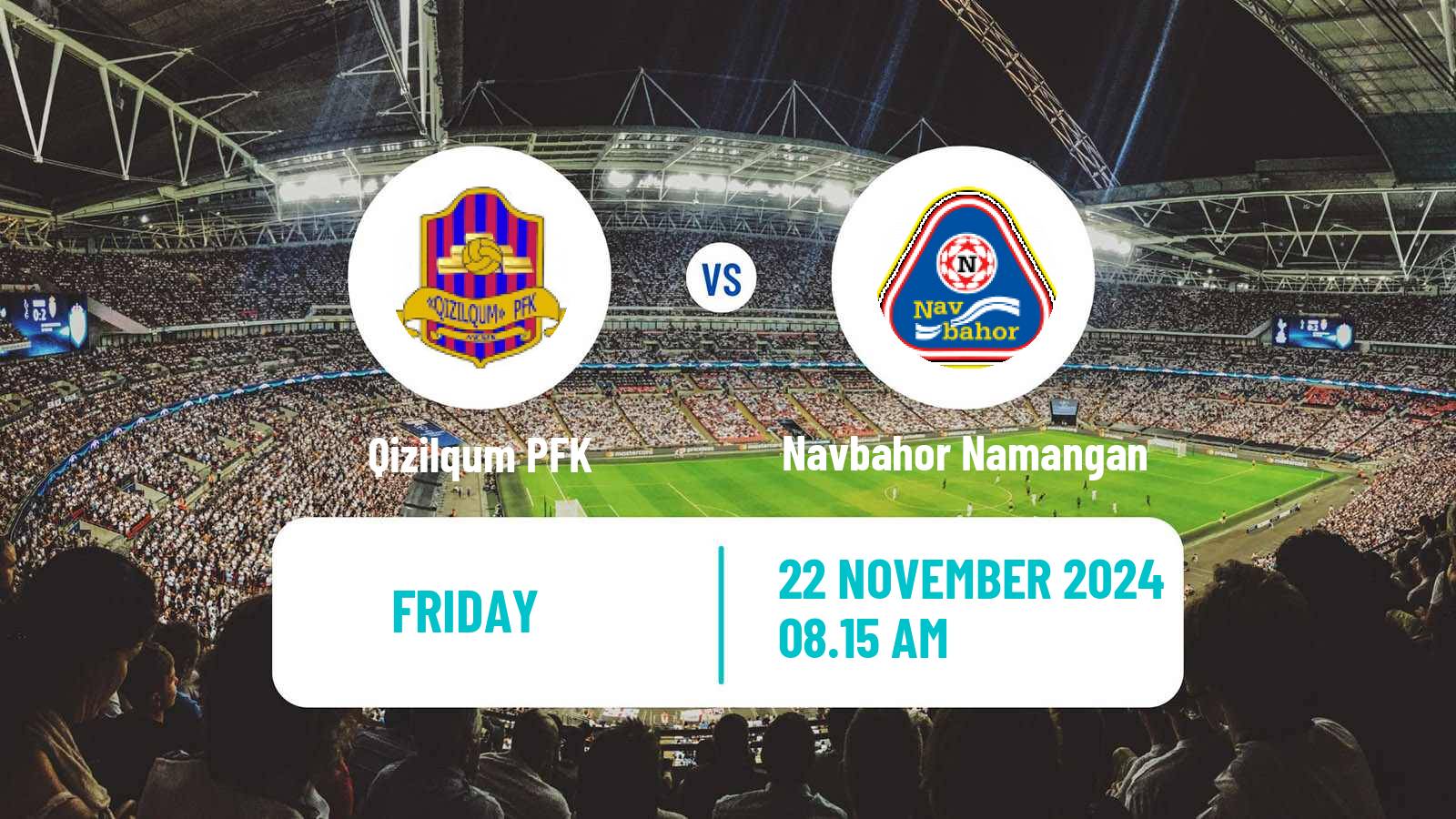 Soccer Uzbek League Qizilqum - Navbahor Namangan