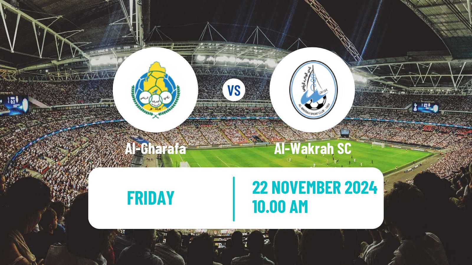 Soccer Qatar QSL Al-Gharafa - Al-Wakrah