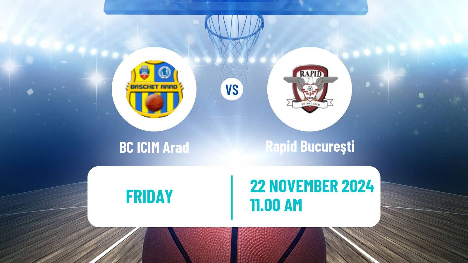 Basketball Romanian Liga National Basketball Women ICIM Arad - Rapid Bucureşti