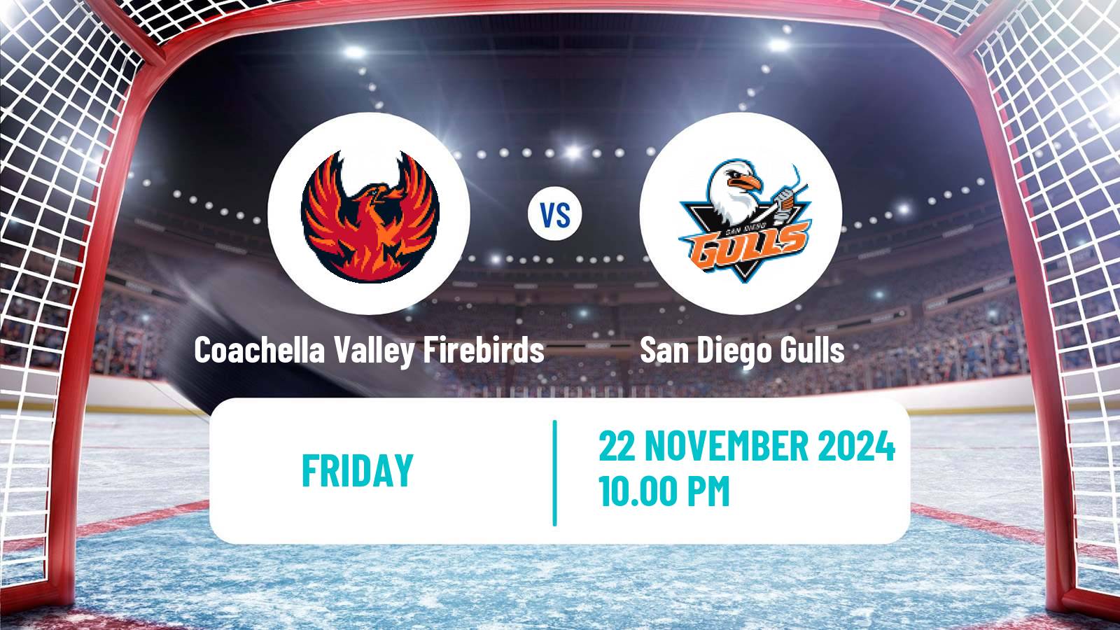 Hockey AHL Coachella Valley Firebirds - San Diego Gulls