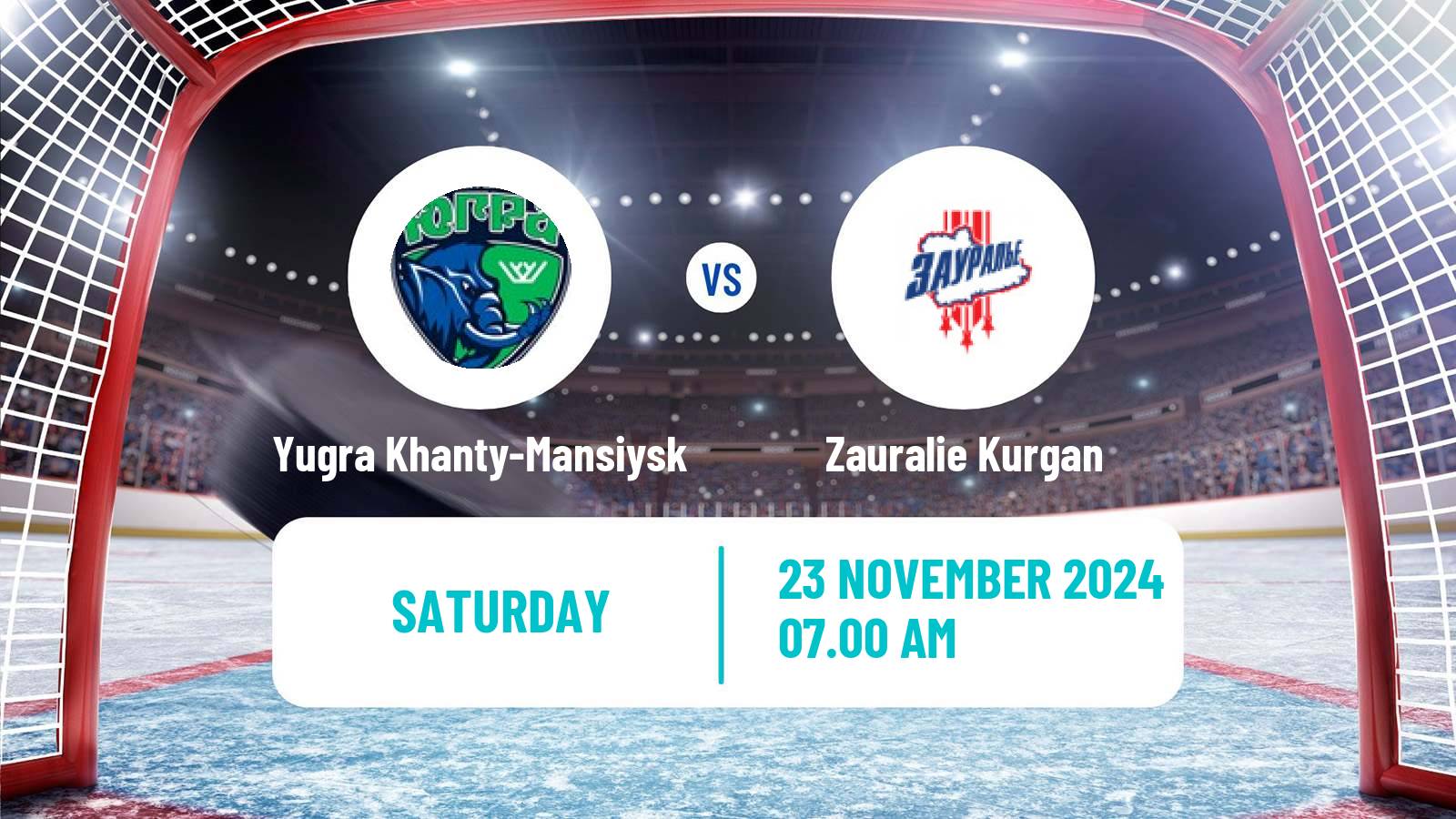 Hockey VHL Yugra Khanty-Mansiysk - Zauralie Kurgan