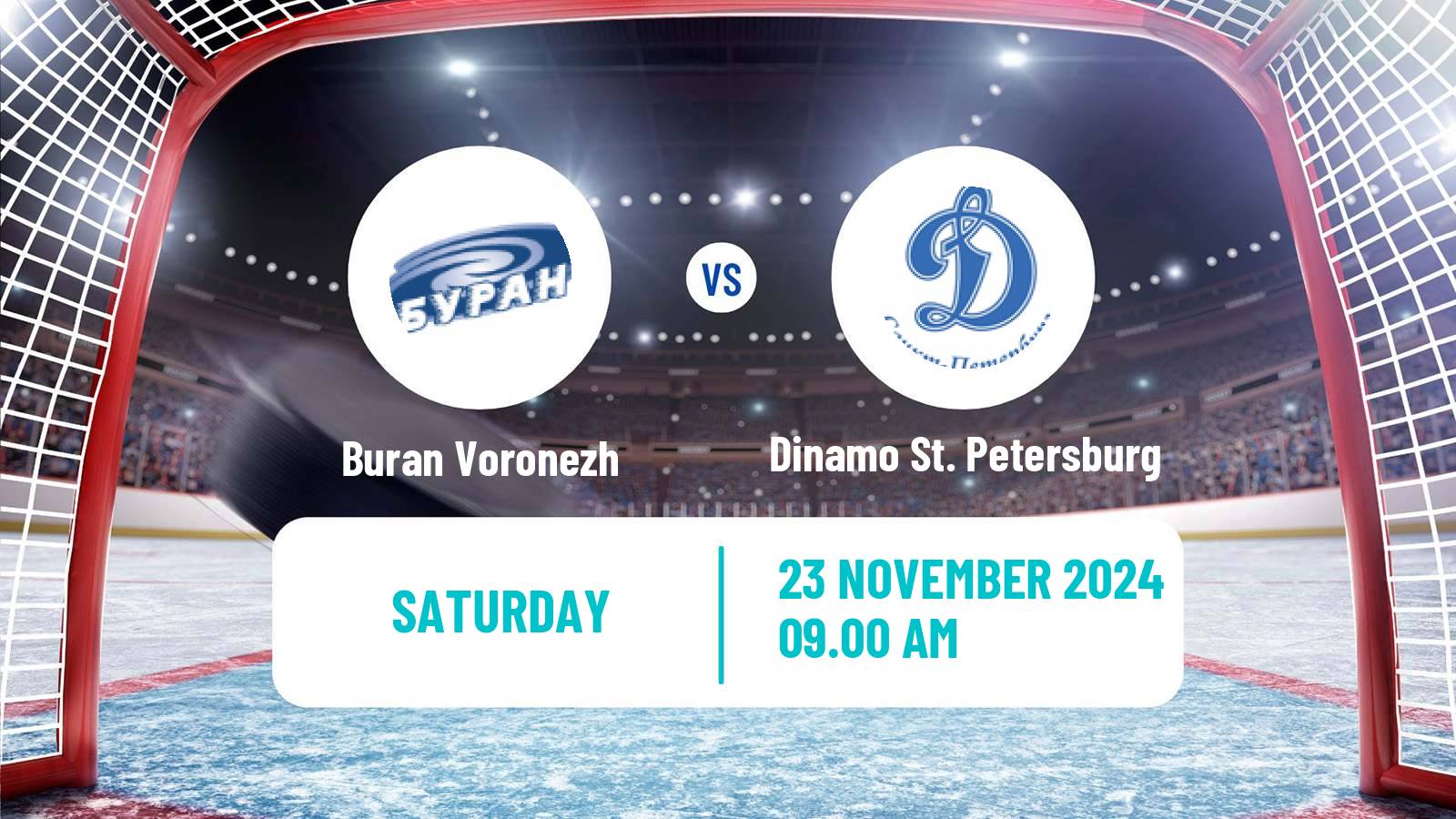 Hockey VHL Buran Voronezh - Dinamo St. Petersburg