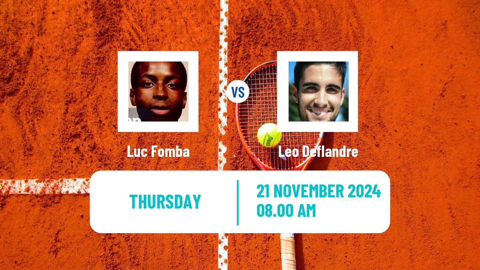 Tennis ITF M25 Monastir 3 Men Luc Fomba - Leo Deflandre