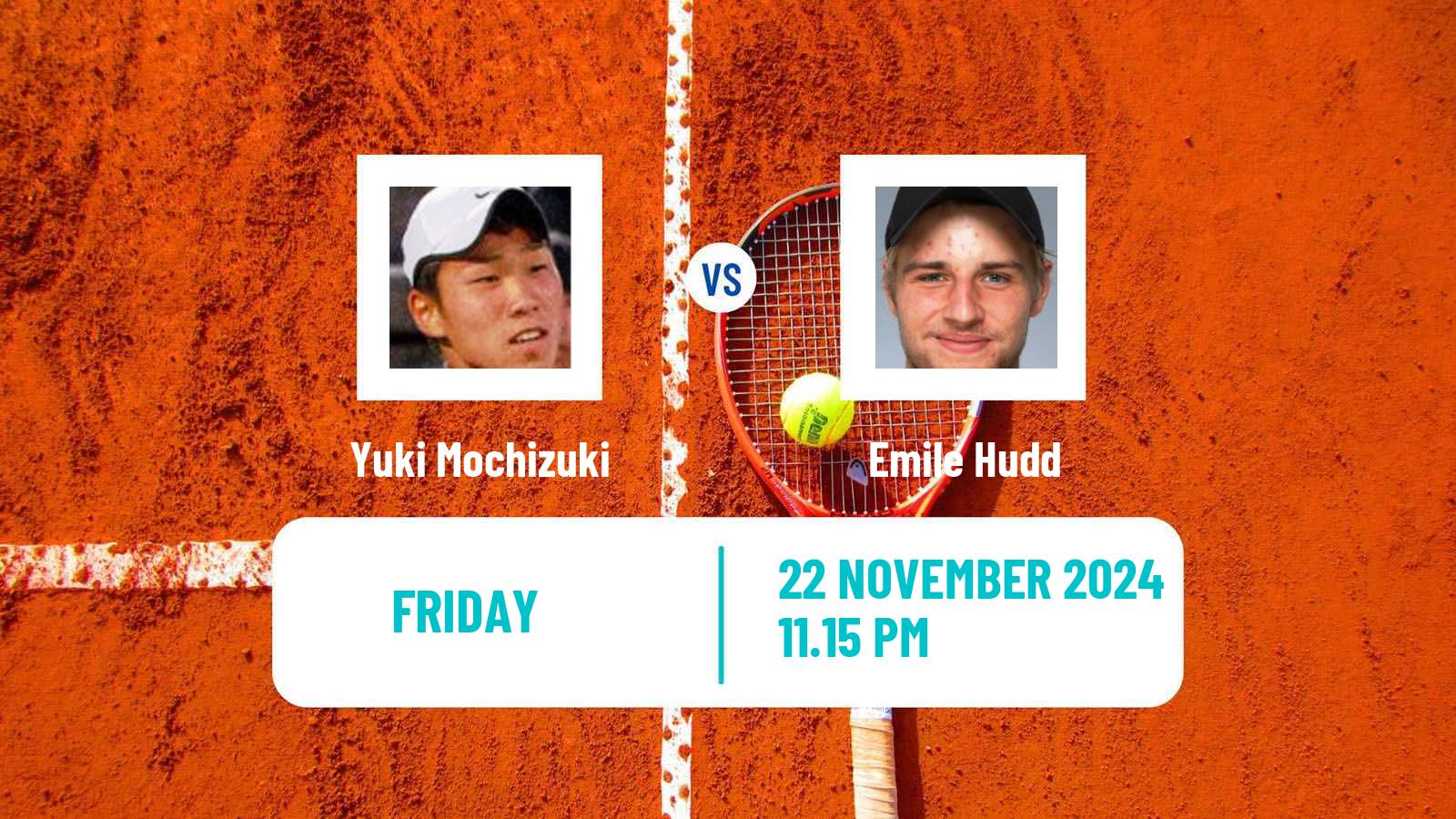 Tennis ITF M25 Caloundra Men Yuki Mochizuki - Emile Hudd