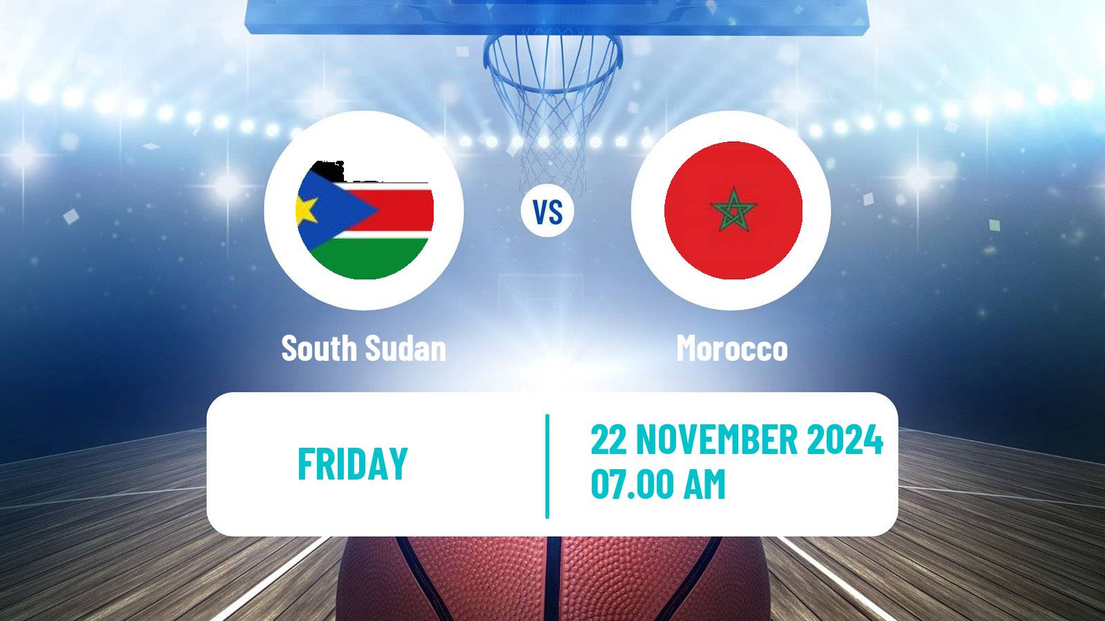 Basketball African Championship Basketball South Sudan - Morocco