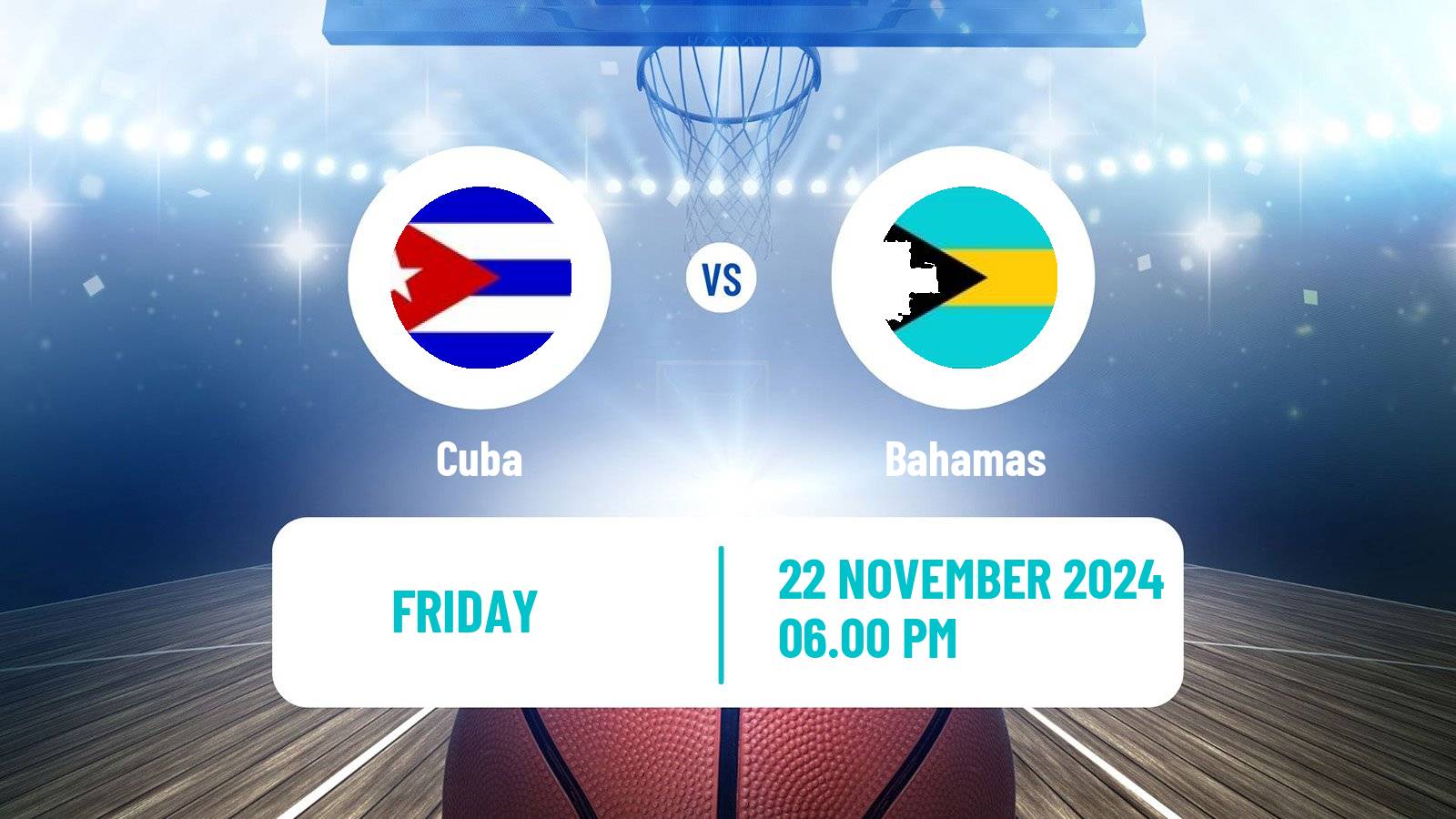 Basketball AmeriCup Basketball Cuba - Bahamas