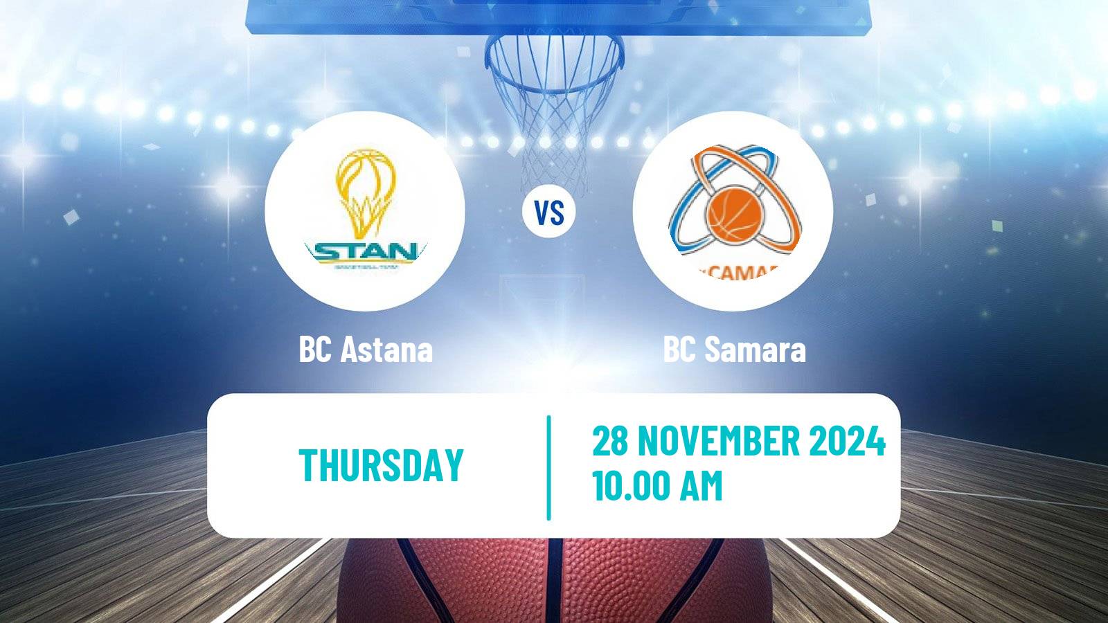 Basketball VTB United League Astana - Samara