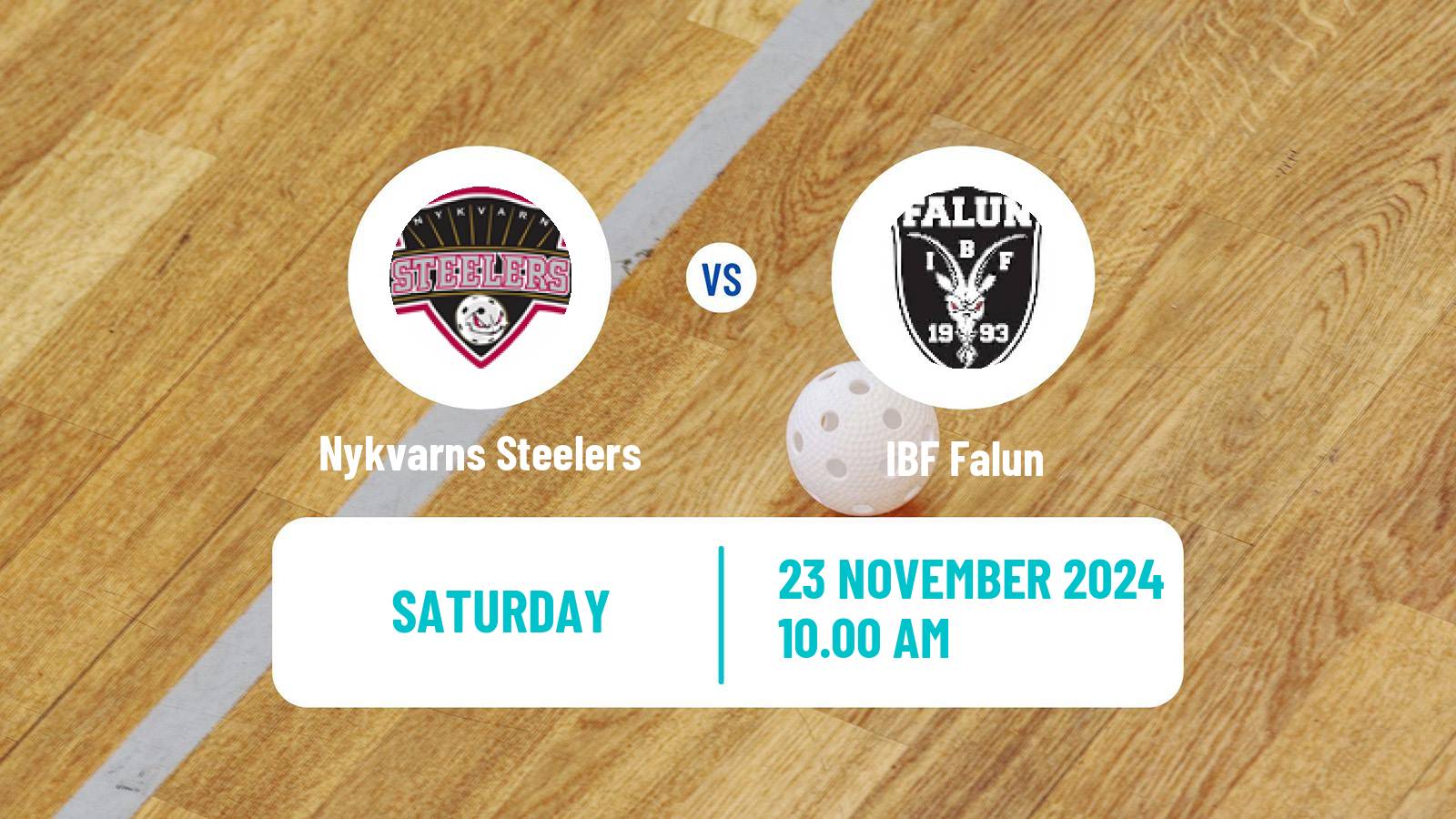 Floorball Swedish Superligan Floorball Nykvarns Steelers - Falun