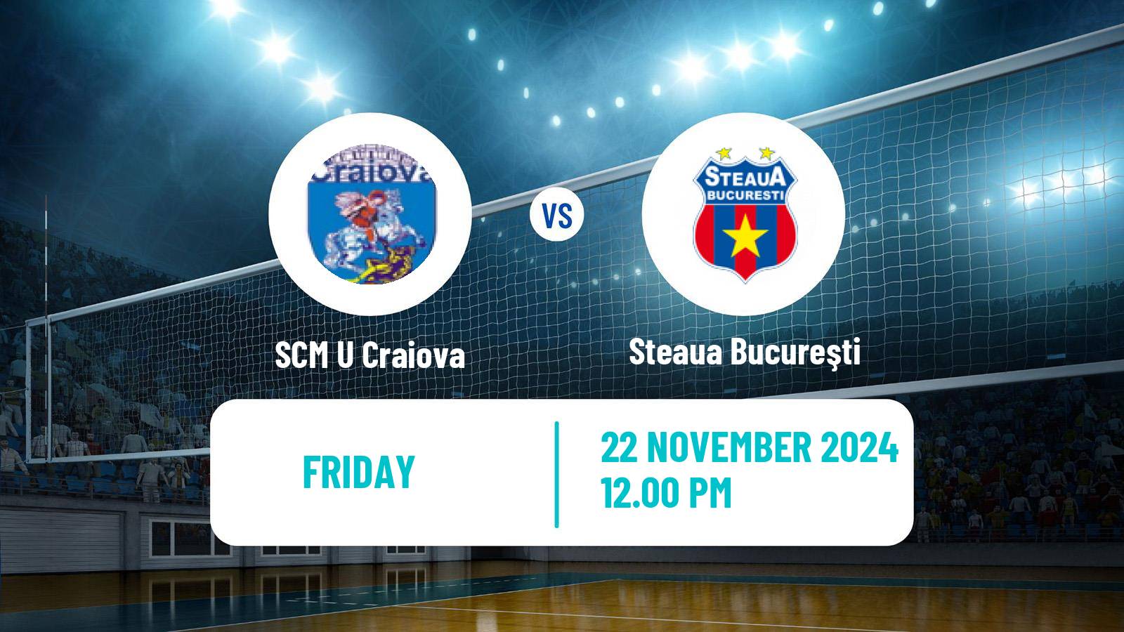 Volleyball Romanian Divizia A1 Volleyball SCM U Craiova - Steaua Bucureşti