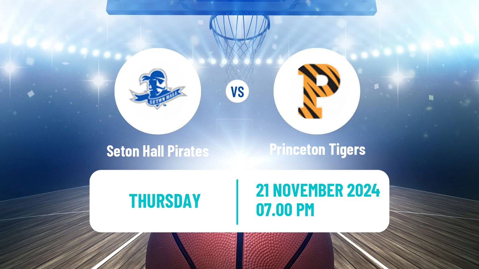 Basketball NCAA College Basketball Women Seton Hall Pirates - Princeton Tigers